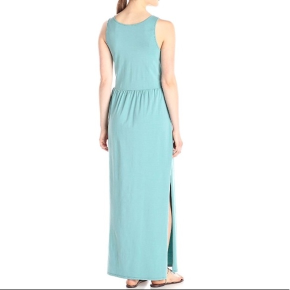 💎 Lark & Ro Knotted-Front split sides Maxi Dress - Picture 3 of 8